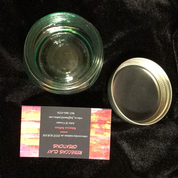 Green Stash Jar - Picture 4 of 4